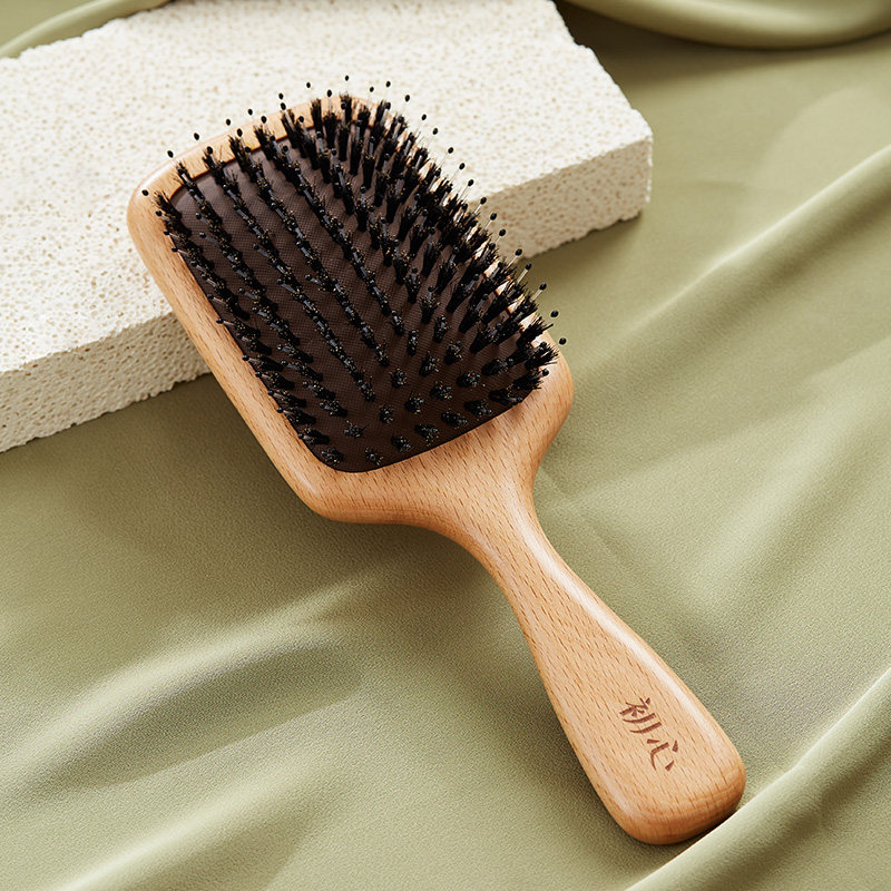 猪鬃毛梳子女士专用长发气垫梳顺发按摩梳头部经络家用气囊大板梳,家庭/个人清洁工具,梳子/化妆梳/按摩梳,淘宝优惠券,粉丝福利购,淘宝优惠卷