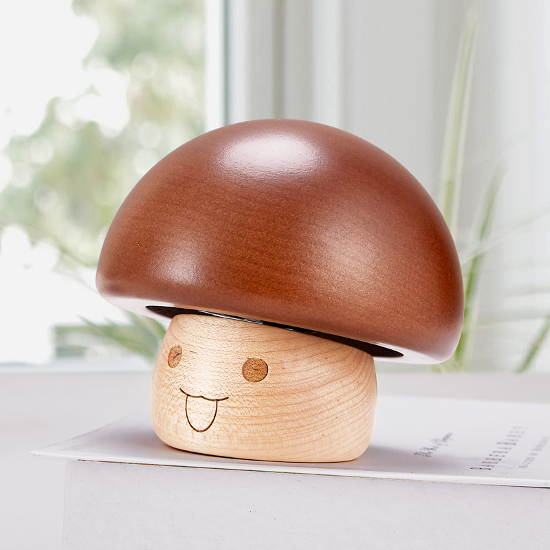 蘑菇造型，萌趣摆件，Sankyo机芯，品质音质