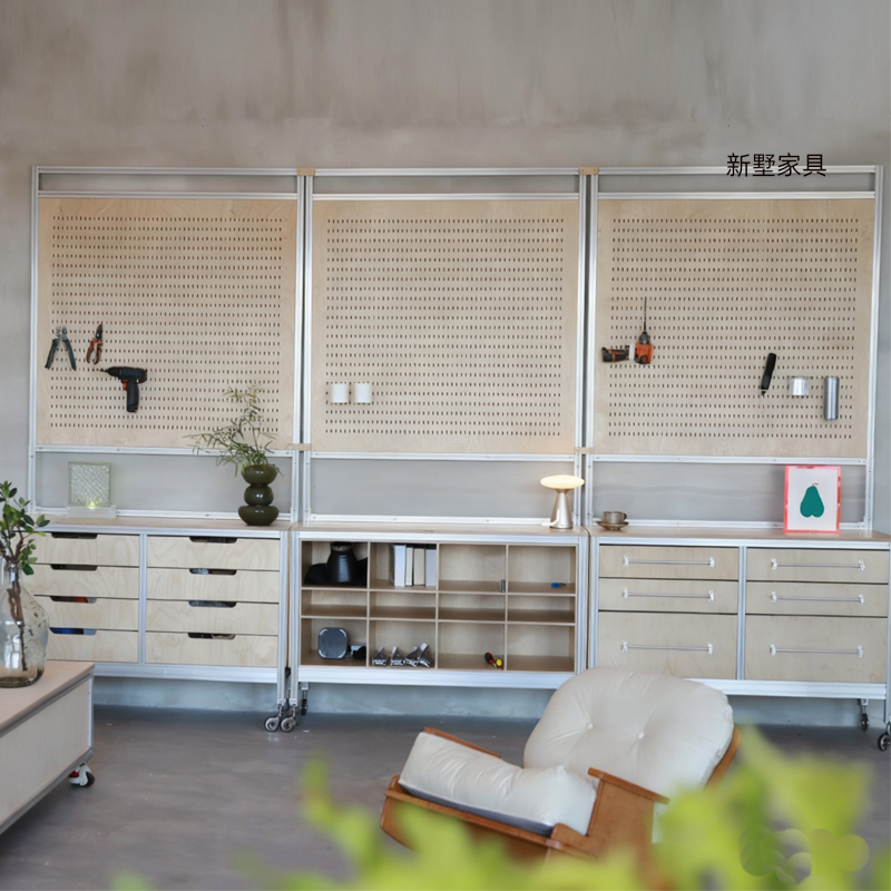 海洋板创意落地收纳架洞洞板展示架饰品架装饰陈列架物料架样品柜