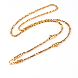 泰国佛牌链子钛钢龙骨链保色不掉色多挂链毛衣链水晶翡翠唐卡挂链