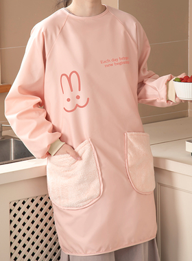 围裙厨房家用防水防油做饭专用2025新款污渍罩衣高级感年轻款女