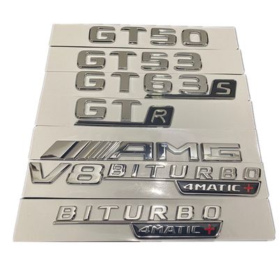 奔驰GT50 GT53 GT63S GTS GTR AMG车标4MATIC+字标尾标后标