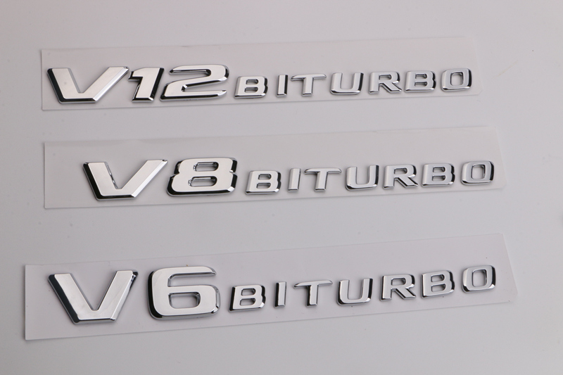 奔驰子板v8biturbo侧标