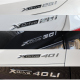 48i 新款 50i后排量标 35i 40i X1X2X3X4X5X6X7尾标XDRIVE28i 30i