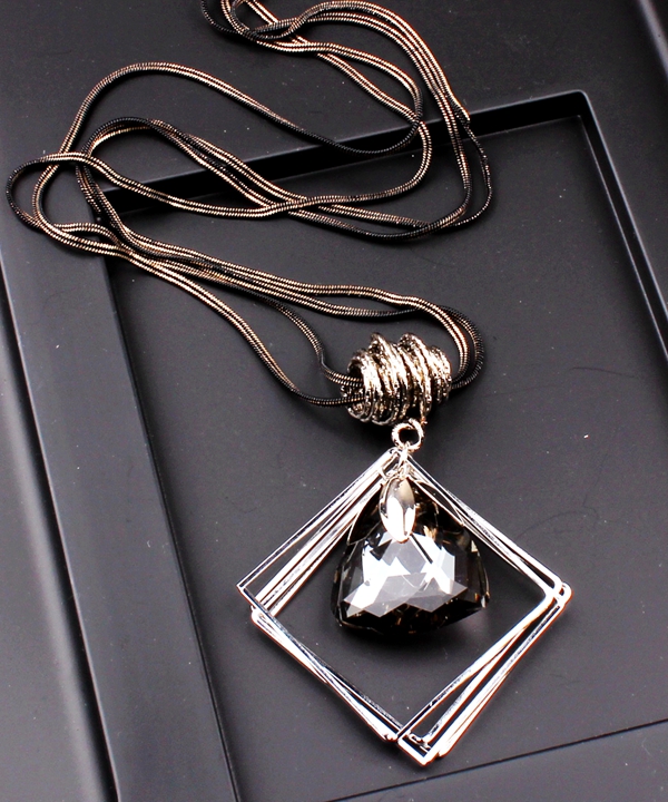 百搭韩国水滴挂件装饰项链