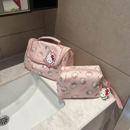 凯蒂猫正版大容量化妆包