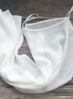 打底连衣裙内搭精梳棉白色打底裙宽松大码中长款内搭吊带背心衬裙