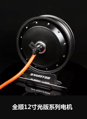 全顺12寸光版三代电机1500W2000W3000W省电版适用于九号小牛极核