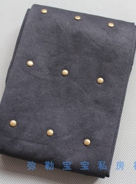 黑色150D天鹅绒 铆钉点点铜钉春秋款厚实连裤袜