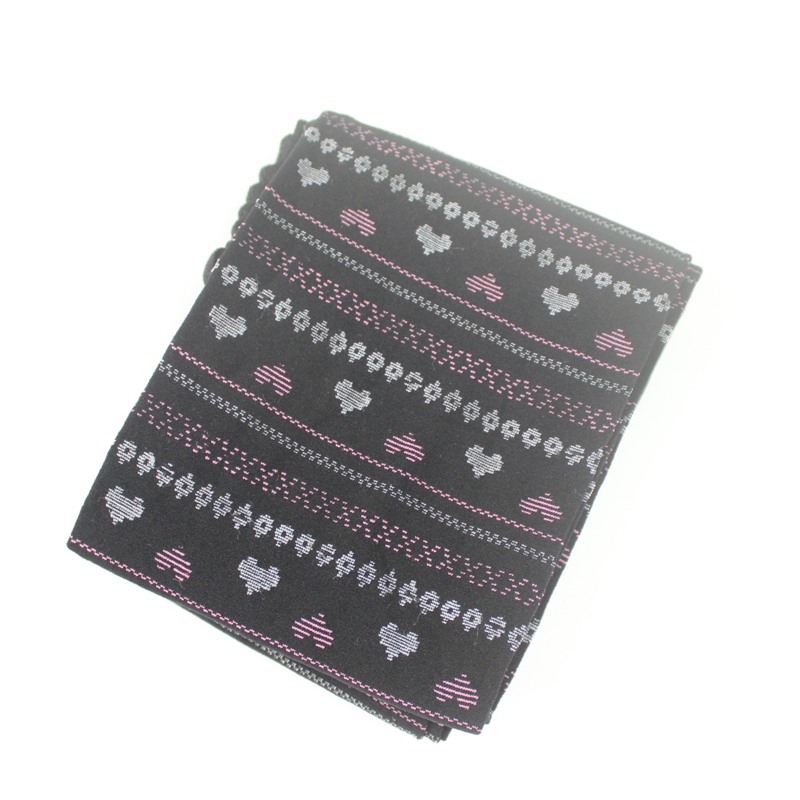 北欧横条纹爱心春秋款80D连裤袜