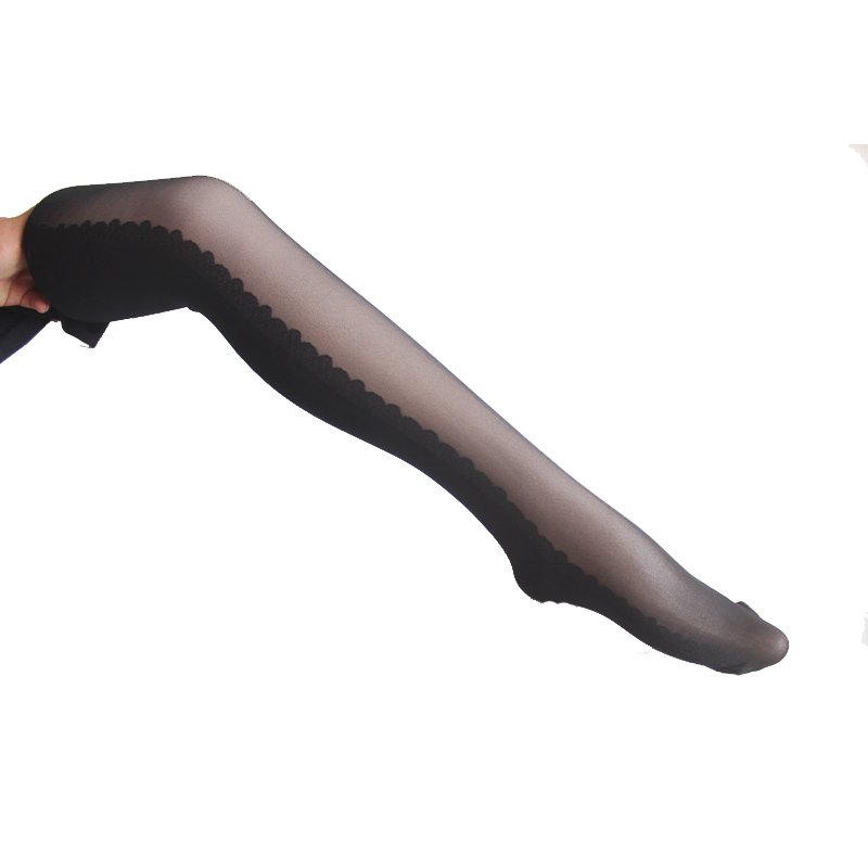 前后拼接侧边睫毛天鹅绒黑色蕾丝