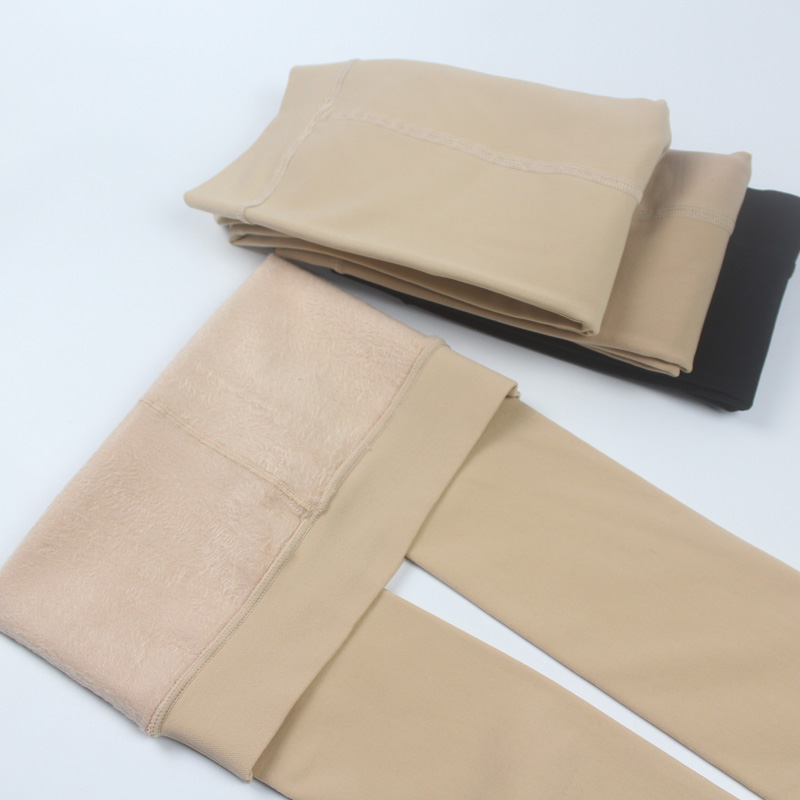 光腿神器龙爪毛加绒保暖连裤袜