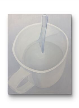 【靜物系列-杯】曹梦雪 40*50 亚麻布面油画 2026 H8000