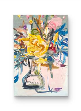 【花影】贾翼鸣 60*40 布面油画 H1471