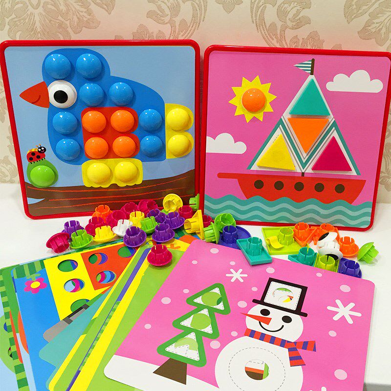上新蘑菇钉蒙台梭利1蒙氏早教益智玩具2-3岁男女孩宝宝拼图幼儿园|msdalam kategori Toy/bayi/teka-teki/blok bangunan/model, manik/teka-teki/Pasangan/pemasangan/Pukul mainan, teka-teki/teka-teki - dari Buy2taobao.com untuk memberikan perkhidmatan ejen Taobao profesional membeli
