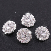 高档百搭水钻金属纽扣小香风衬衫 饰扣 针织装 扣子精致时尚 毛衣开衫