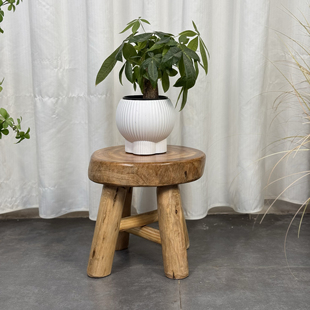30高矮凳香樟木凳子根雕实木坐凳家用树桩木头墩子底座餐凳换鞋凳