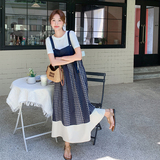 夏季新款短袖T恤吊带连衣裙两件套2C018-6020-P155-K228，女装套装/套裙，2C018