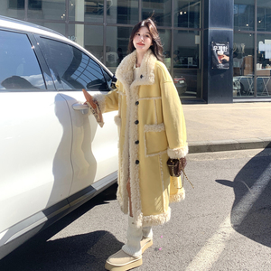 冬季新款數(shù)據(jù)好 兩面穿皮毛一體大衣2C018-5592-P240-K358圖片