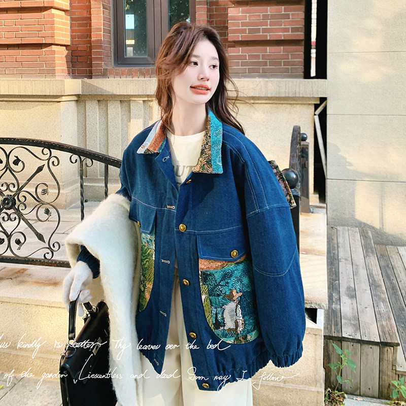 初春款牛仔短外套2C018-8948-P155-K238,女装短外套,2C018