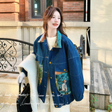 初春款牛仔短外套2C018-8948-P155-K238，女装短外套，2C018