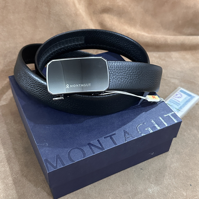 孤品撤柜高端品牌梦特男士镜面内穿皮带双面头层牛皮不易断裂P59