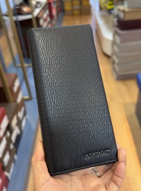 孤品撤柜高端品牌男士长款钱包进口头层牛皮花纹柔软舒适Y40