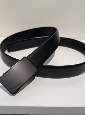 撤柜微瑕高端品牌剪标男士内穿自动扣皮带腰带双面头层小牛皮