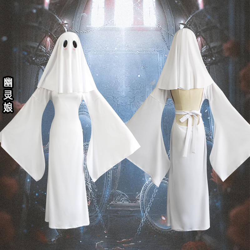 连衣裙万圣节可爱鬼服装