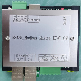 EtherCAT ECAT 从站 RS485 modbus 网关 模块 IO 开发板 学习板