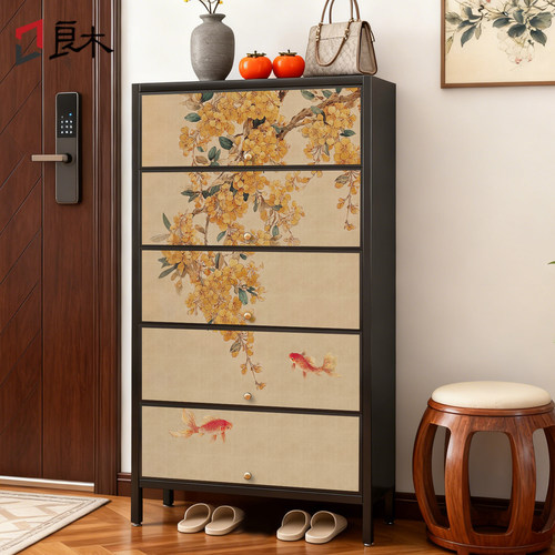 宋氏美学新中式钢制鞋柜