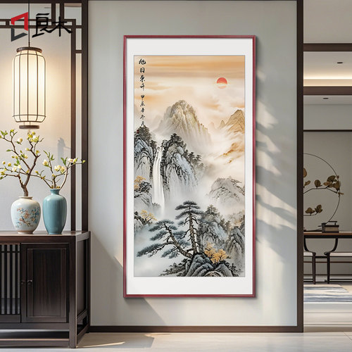 良木山水画新中式支持定制
