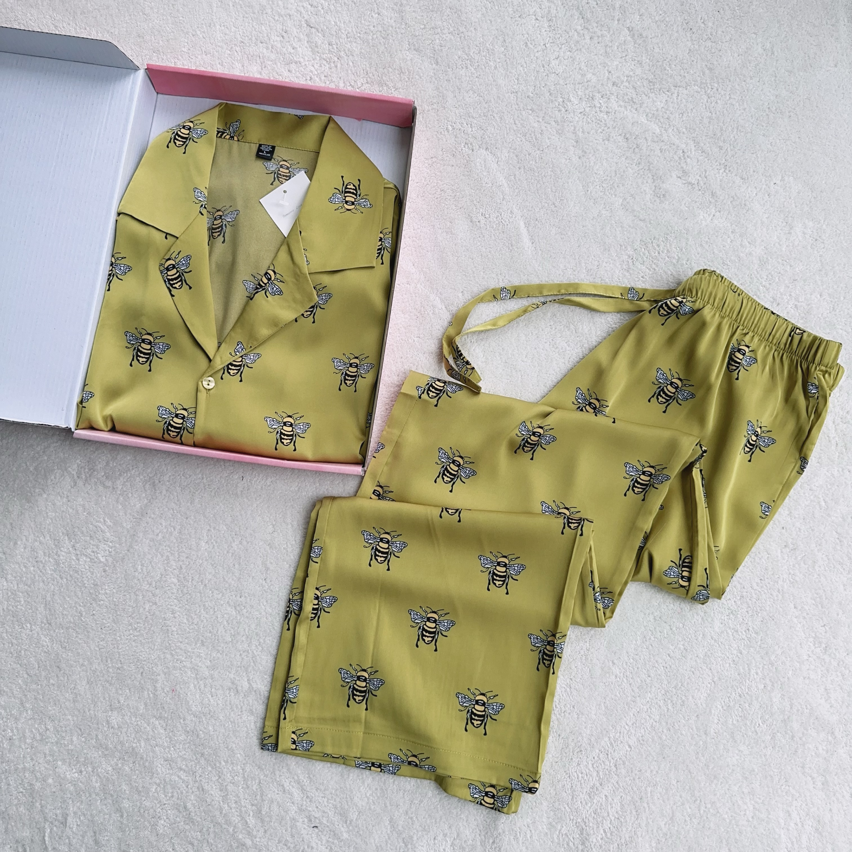 夏季轻奢丝绸睡衣套装男薄款