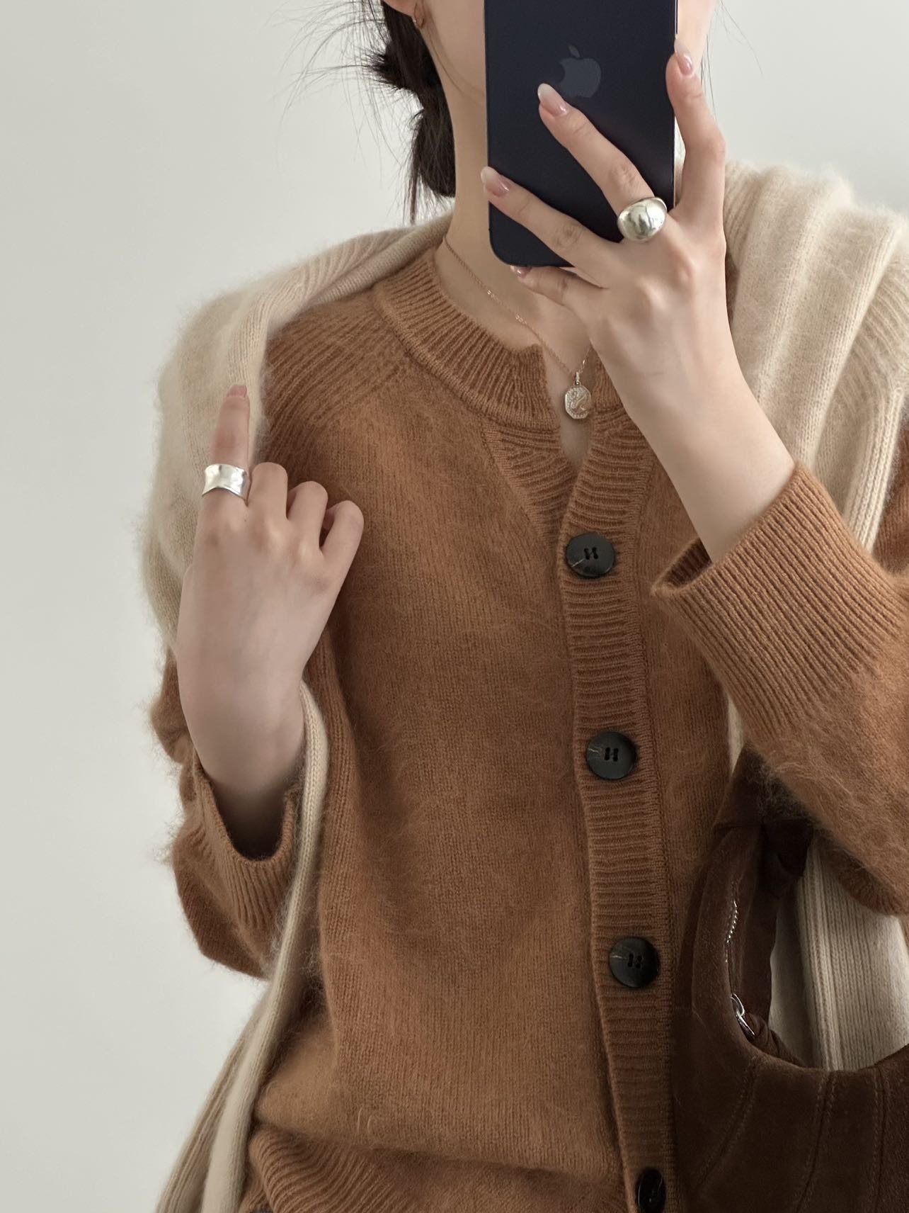 复古小皮草95%羊毛开衫女2025秋冬新款宽松拉毛外套贵气毛衣4868,女装/女士精品,羊绒衫,淘宝优惠券,粉丝福利购,淘宝优惠卷