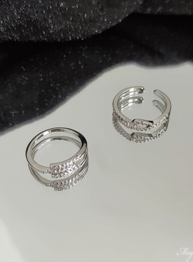 韩版百搭通勤款简约开口戒指