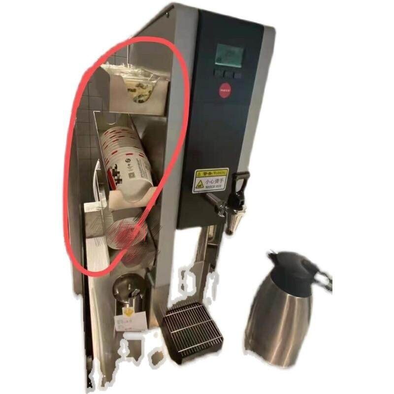 商用快餐店开水机侧面磁吸收纳盒/汤杯汤块收纳/包邮包发票凯峰