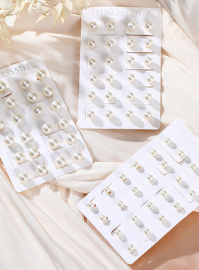 新款 Simple fresh water pearl luxury sweet earrings耳钉