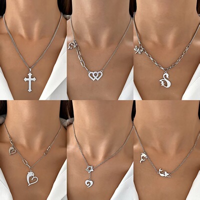 钛钢Hiphopdoesnotfadeni项链