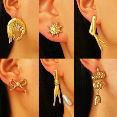 欧美Personalitystainles耳钉
