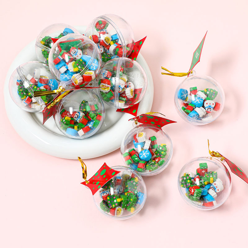 圣诞节儿童礼物小礼品彩色橡皮檫