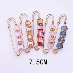 包邮新款裤子收腰改小水晶毛衣大别针固定扣衣服小胸针西装装饰