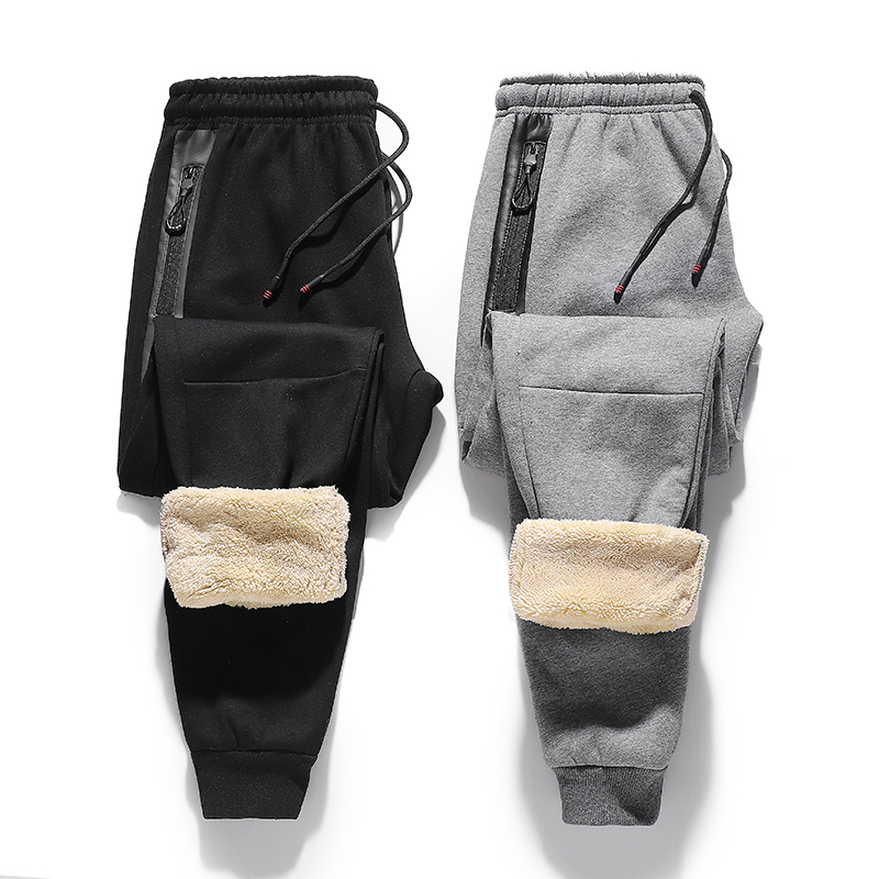 Winter cashmere casual pants sports pants