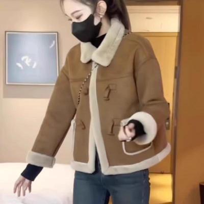2024秋冬麂皮绒短款外套