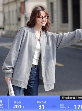 唐狮2026秋季外套女短款休闲好看高级感棒球服女式外套时尚显瘦潮
