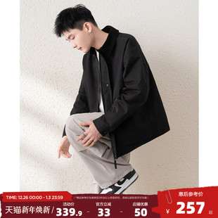 夹克时尚 唐狮2025春秋季 拉链青年男士 男外套翻领休闲外套短款 新款