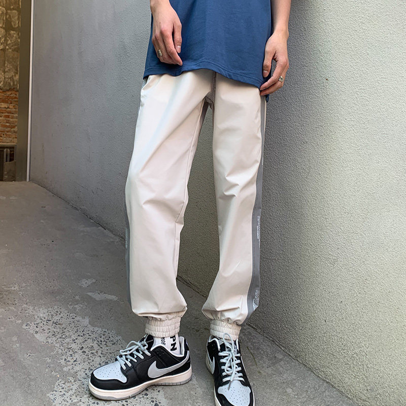 Radiohead浅色休闲长裤男秋季新款...