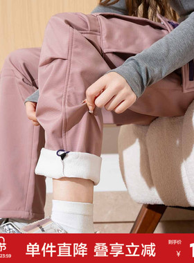 唐狮2026冬季新款女休闲净色长裤日常百搭运动通勤休闲高级感yc