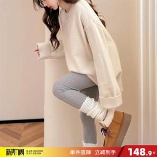 唐狮2026秋冬季 好看 毛衣女简约风百搭套头慵懒风高级感净色毛线衫