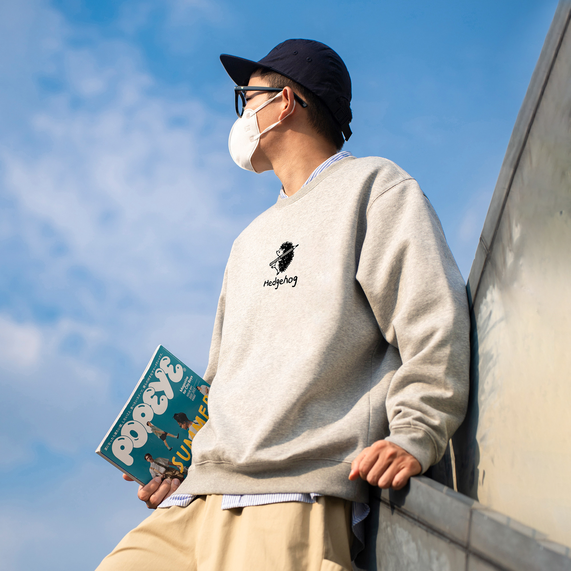 Radiohead圆领卫衣男休闲宽松潮宽...