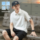 新款 短袖 polo衫 唐狮2026夏季 男士 速干纯色运动翻领t恤简约上衣潮